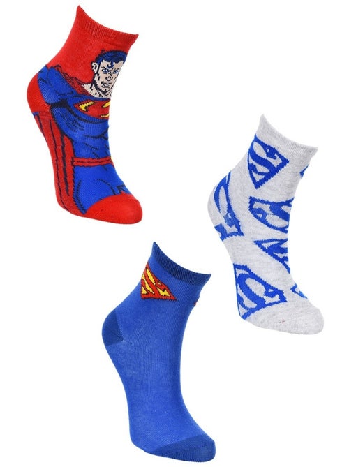 Lot 3 paires de chaussettes superman| licence officielle - Kiabi Lot 3 paires de chaussettes superman| licence officielle - Kiabi