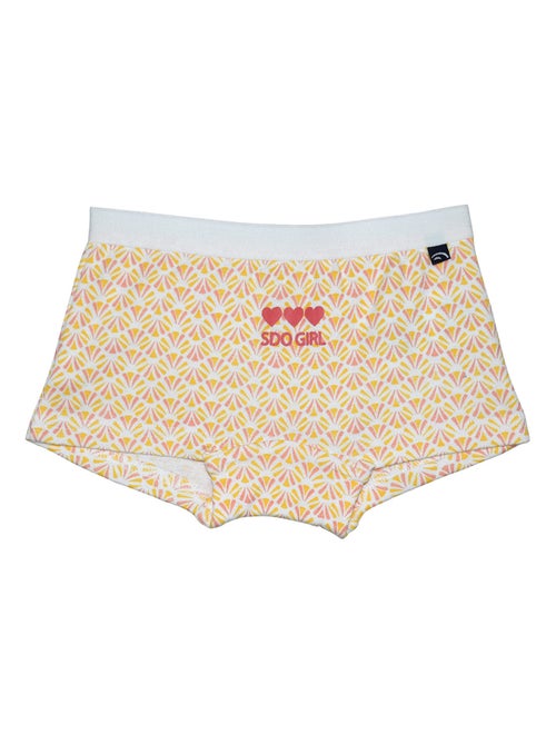 LOT 3 SHORTIES FILLE FLOURE - Kiabi