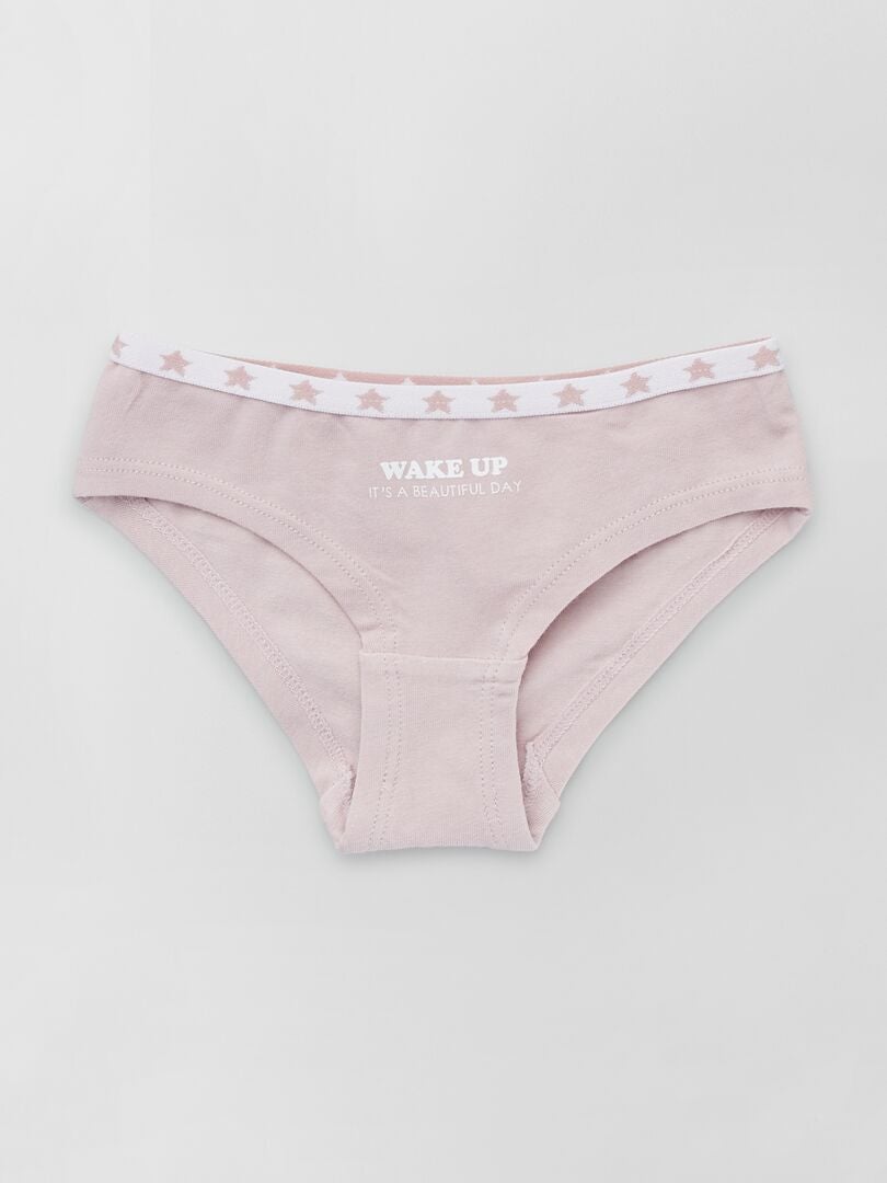 Lot 3 shortys imprimé Rose/vert - Kiabi