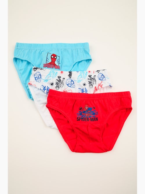 Lot 3 Slips Spider-Man Multicolore| Licence Officielle - Kiabi