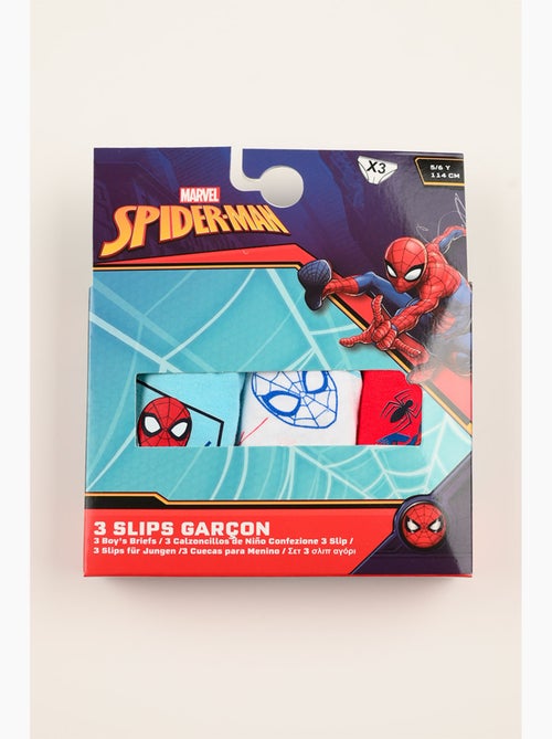 Lot 3 Slips Spider-Man Multicolore| Licence Officielle - Kiabi