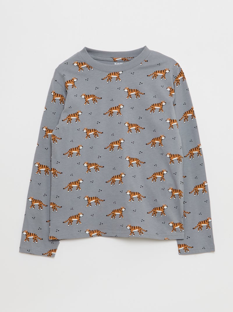 Lot 3 tee-shirts imprimés Beige - Kiabi