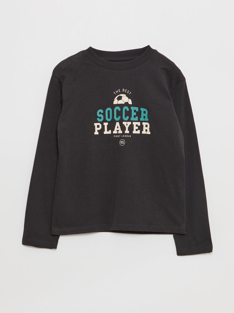 Lot 3 tee-shirts imprimés Bleu - Kiabi