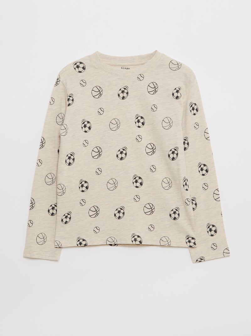 Lot 3 tee-shirts imprimés Bleu - Kiabi