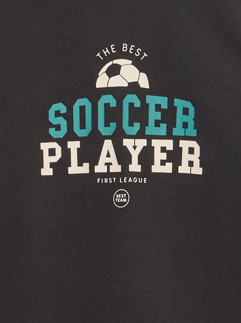 Lot 3 tee-shirts imprimés Bleu - Kiabi