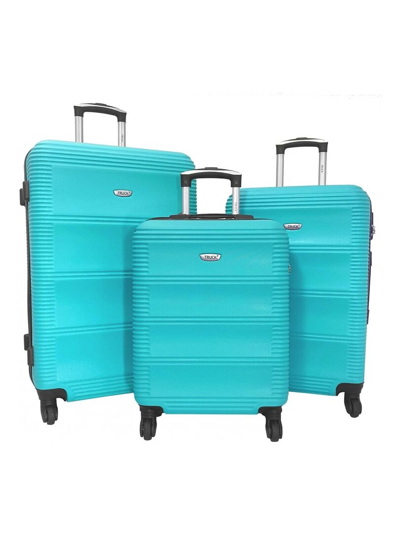 Set de valises pas cher : Ensemble de 3 valises rigides trolley 4