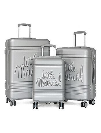 Lot 3 valises dont 1 valise cabine rigides