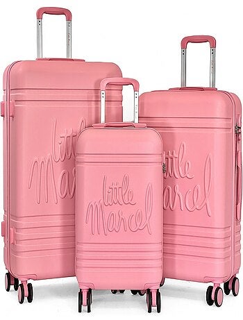 Lot 3 valises dont 1 valise cabine rigides