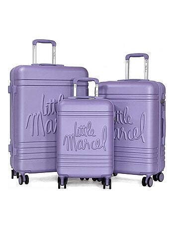 Lot 3 valises dont 1 valise cabine rigides