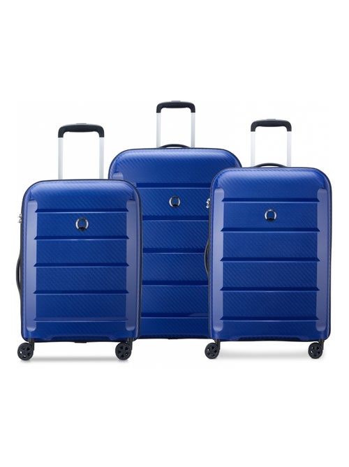 Lot 3 valises rigides Binalong dont 1 cabine Polypropylène TSA - Kiabi
