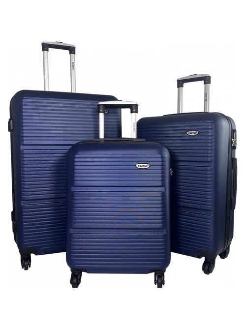 Lot 3 valises rigides dont 1 valise cabine - Kiabi