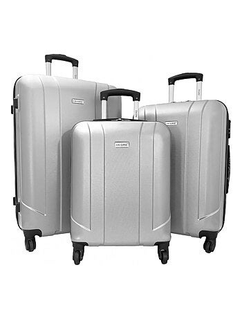 Lot 3 valises rigides dont 1 valise cabine