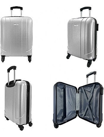 Lot 3 valises rigides dont 1 valise cabine