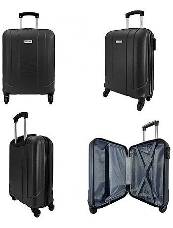 Lot 3 valises rigides dont 1 valise cabine