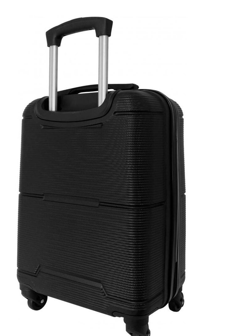 Lot 3 valises rigides dont 1 valise cabine Noir - Kiabi