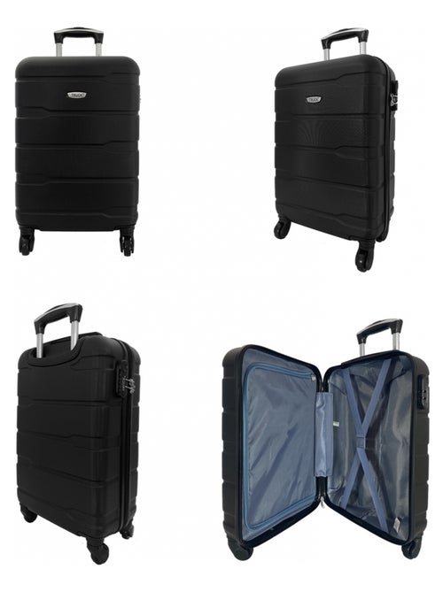 Lot 3 valises rigides dont 1 valise cabine - Kiabi