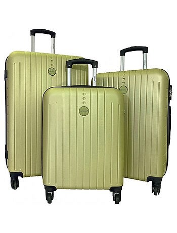 Lot 3 valises rigides dont 1 valise cabine