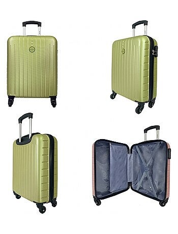 Lot 3 valises rigides dont 1 valise cabine