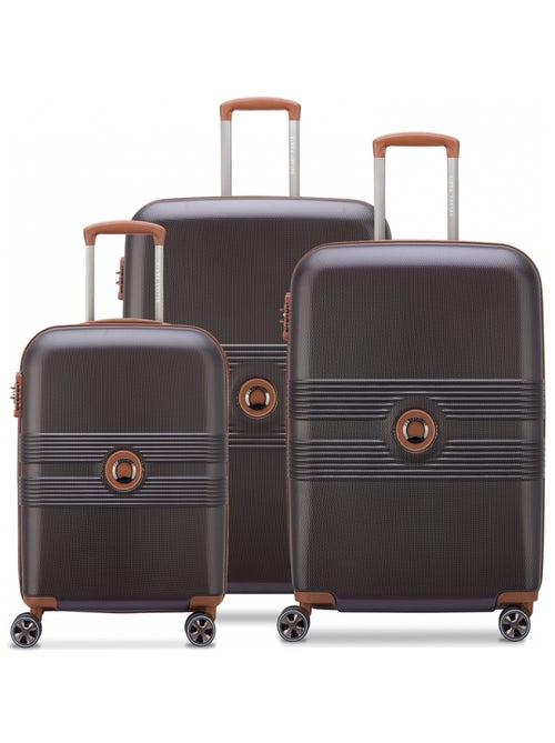 Lot 3 valises rigides Flanerie Se dont 1 cabine Polycarbonate TSA - Kiabi