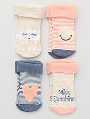 Chaussettes Lots De Chaussettes Pour Bebe Fille Kiabi