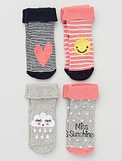Chaussettes Lots De Chaussettes Pour Bebe Fille Kiabi