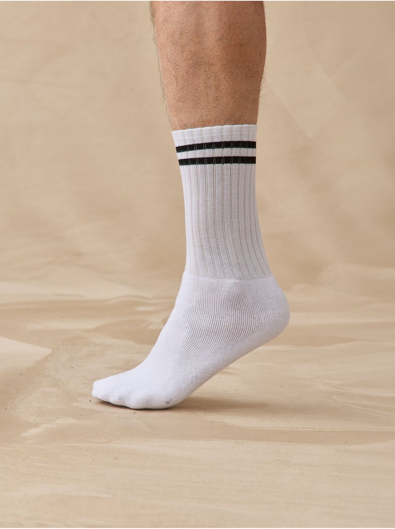 Lot 4 paires de chaussettes tubulaires - daxon Multicolore - Kiabi