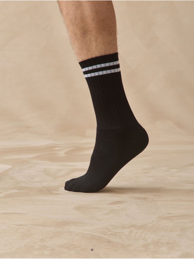 Lot 4 paires de chaussettes tubulaires - daxon Multicolore - Kiabi