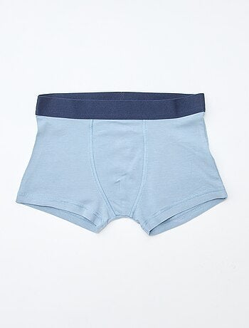 Lot 5 boxers unis unis et imprimés