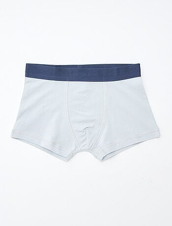 Lot 5 boxers unis unis et imprimés