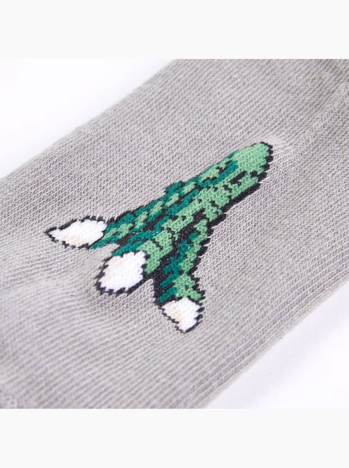 Lot 5 chaussettes coton imprimé dinosaure clair - vidaxl - Kiabi