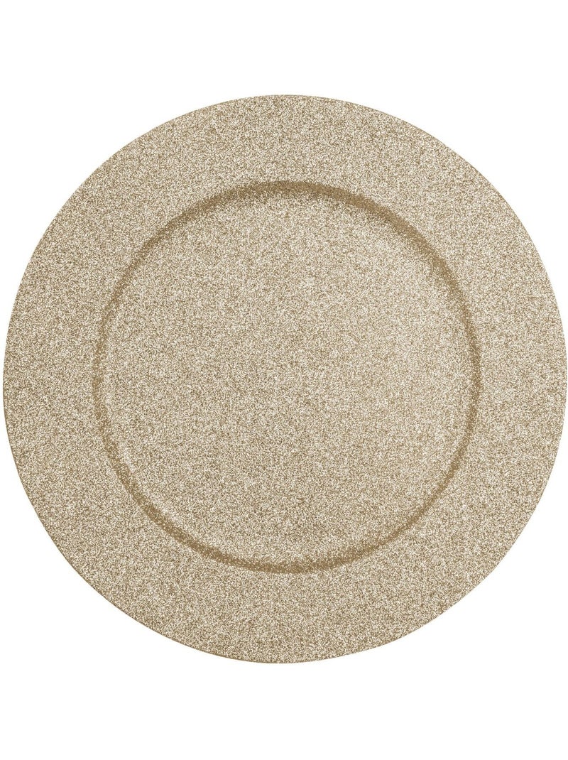 Lot 6x Assiette de présensation Vaasa - Vaisselle de Noël Doré/or - Kiabi