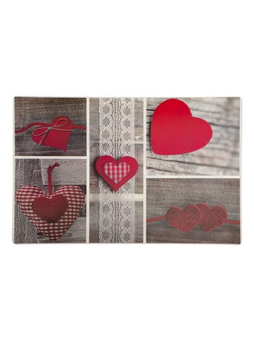 Lot 6x Set de table campagne Polycoeur - L. 43 x l. 28 cm - Gris - Kiabi Lot 6x Set de table campagne Polycoeur - L. 43 x l. 28 cm - Gris - Kiabi