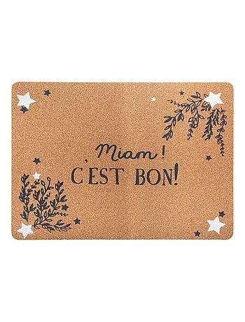 Lot 6x Set de table de Noël en liège