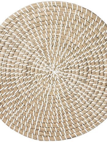 Lot 6x Set de table en osier vannerie Mood