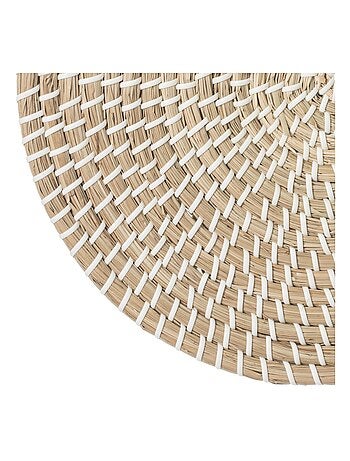 Lot 6x Set de table en osier vannerie Mood