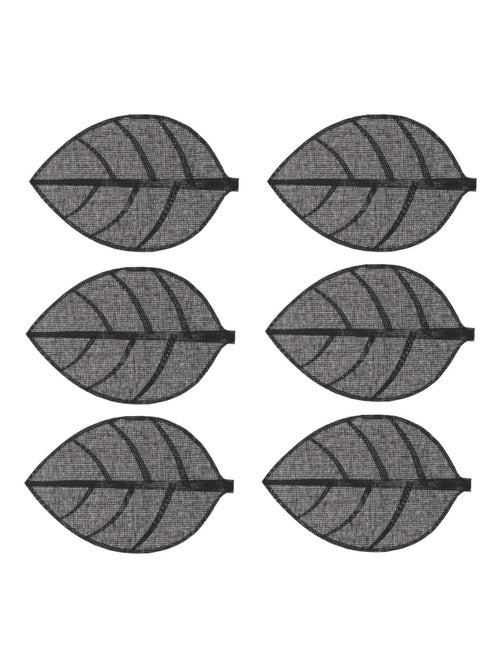 Lot 6x Set de table Feuille - Kiabi Lot 6x Set de table Feuille - Kiabi