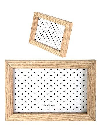 Lot 8 cadres photo design en bois