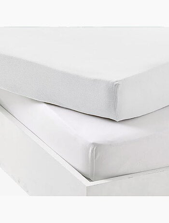 Lot alèse imperméable et drap-housse bébé en coton