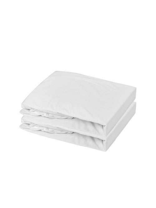 Lot alèse imperméable et drap-housse bébé en coton - Kiabi