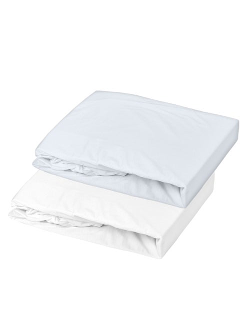 Lot alèse imperméable et drap-housse bébé en coton - Kiabi