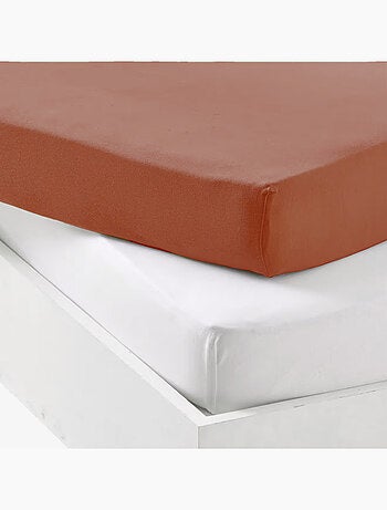 Lot alèse imperméable et drap-housse bébé en coton