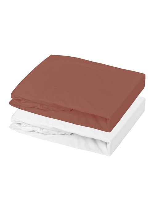 Lot alèse imperméable et drap-housse bébé en coton - Kiabi