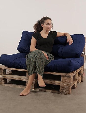 Lot Assise/Dossier Coussin Palette - Bananair