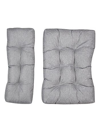 Lot Assise/Dossier Coussin Palette - Bananair
