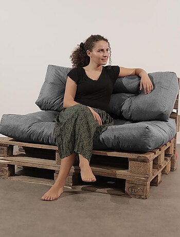 Lot Assise/Dossier Coussin Palette - Bananair