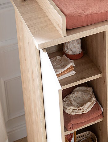 Lot bonnet et moufles bébé en coton - SAUTHON