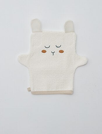 Lot cape de bain + gant de toilette 'Petit Béguin'