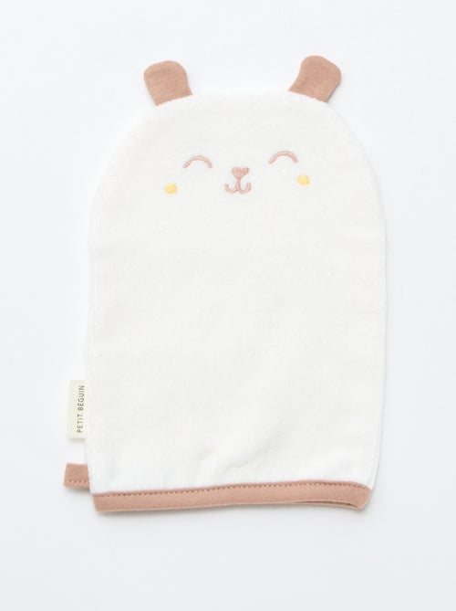 Lot cape de bain + gant 'Petit Béguin' - Kiabi