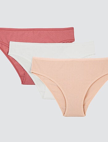Lot culotte x3 coton bio Geraldine - RougeGorge Lingerie