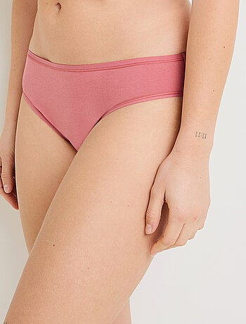 Lot culotte x3 coton bio Geraldine - RougeGorge Lingerie